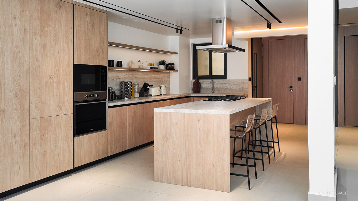 Scandinavian Minimalist Oak Kitchen